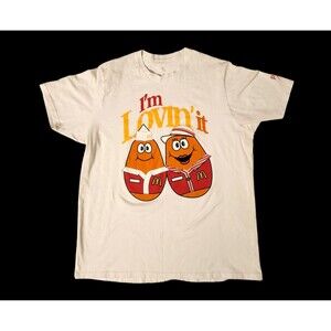 Peace Collective x McDonalds Chicken Nuggets I'm Lovin' It Tshirt Unisex Size XL